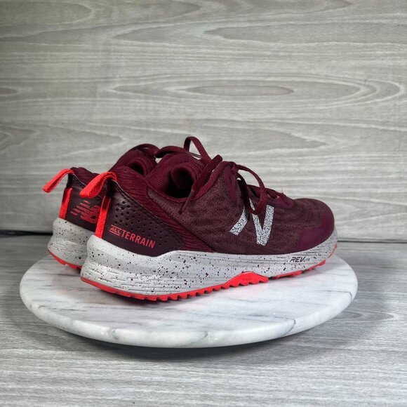 New Balance Nitrel V3 Womens 6 Running Shoes Maroon Athletic Hiking All Terrain - Picture 4 of 16